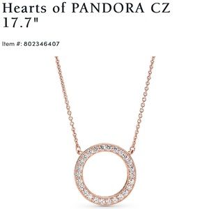 Rose Gold Pandora Necklace